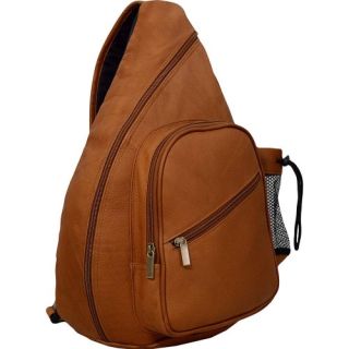 Hazelnut Brown Moroccan Leather Travel Backpack - Handmade Luxury