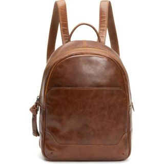 Elegant Moroccan Leather Backpack with Ample Storage