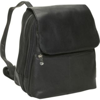 Moroccan Leather Backpack - Ashy Black Genuine Leather Pack