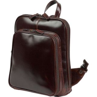 Burgundy Moroccan Leather Backpack 079 - Handmade Premium Quality Backpack