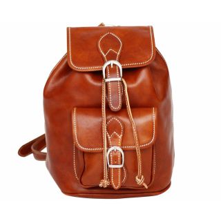 Brown Leather Moroccan Travel Backpack | Premium Handcrafted Luxury