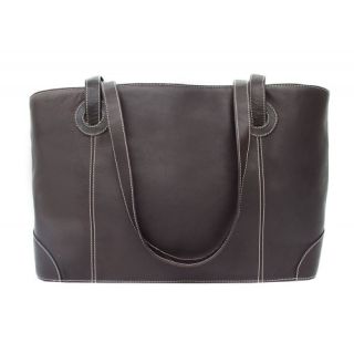 Luxurious Dark Brown Leather Handbag from Fez Tanneries