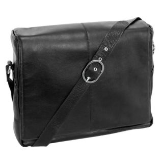 Black Moroccan Leather Handbag for Men and Women