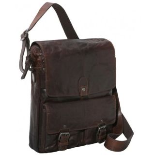 Moroccan Dark Brown Leather Handbag - Handmade Premium Style by Fez Tanneries