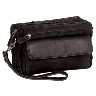 Premium Moroccan Leather Handbag | Dark Brown, Spacious Organization