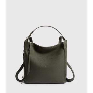 Timeless Elegance Moroccan Leather Handbag - Dark Green