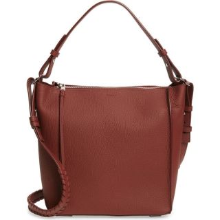 Timeless Walnut Brown Moroccan Leather Handbag for Men and Women