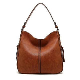 Vintage Brown Moroccan Leather Handbag | Handcrafted Premium Design