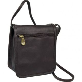 Elegant Dark Brown Moroccan Leather Handbag for Men and Women.