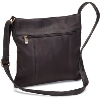 Premium Moroccan Leather Handbag | Dark Brown Handcrafted Purse