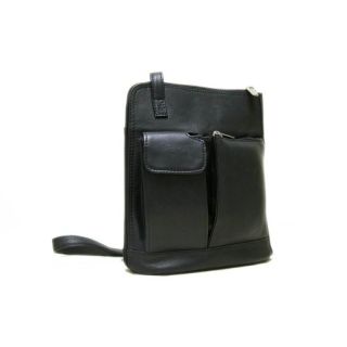 Premium Moroccan Leather Handbag - Handmade Black Leather, Main & Smaller Compartments, Vintage Charm - Men & Women - Durable Statement Piece