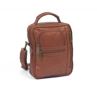 Moroccan Chestnut Brown Leather Handbag - Handmade Vintage Style