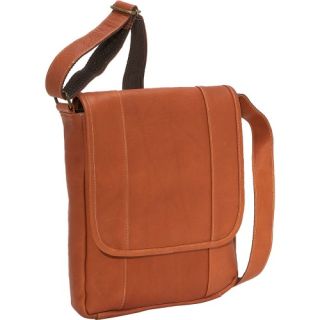 Luxurious Hazelnut Brown Leather Handbag - Moroccan Craftsmanship