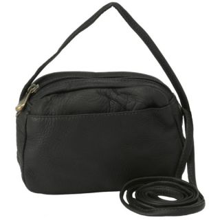 Premium Black Leather Handbag | Handcrafted Moroccan Elegance