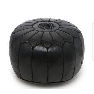 Luxurious Moroccan Handcrafted Leather Poufs