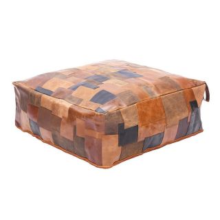 Handcrafted Genuine Leather Moroccan Poufs - Cozy Home Decor