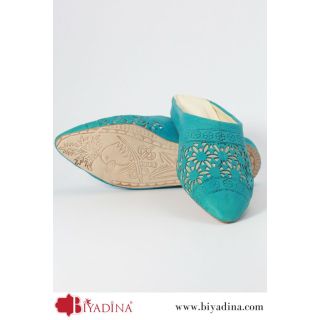 Luxury Genuine Leather Moroccan Slippers - Elegant Comfort