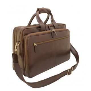 Brown Leather Messenger Bag - Premium Moroccan Craftsmanship