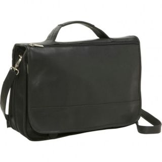 Premium Black Moroccan Leather Messenger Bag - Stylish and Functional