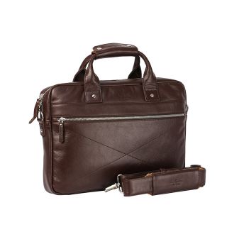 Premium Handcrafted Dark Brown Leather Messenger Bag | Fez Tanneries