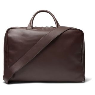 Luxury Brown Leather Moroccan Messenger Bag