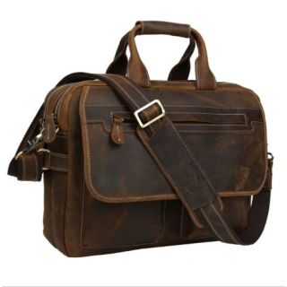 Handcrafted Moroccan Leather Messenger Bag