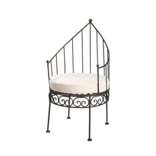 Hand-Forged Metal Chair 003 - Moroccan Artisan Elegance