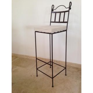 Moroccan Iron Forged Metal Chair | Handcrafted Modern Design | Indoor/Outdoor Artisanal Charm
