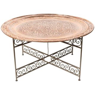 Moroccan-Inspired Handcrafted Aluminum Table