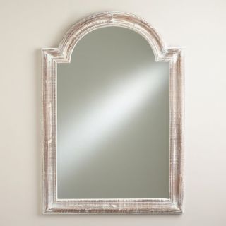 Grey Metallic Moroccan-Inspired Hammered Iron Mirror