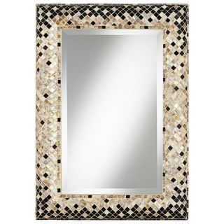 Moroccan Mosaic Mirror with Tile Inlays - Handmade Unique Design