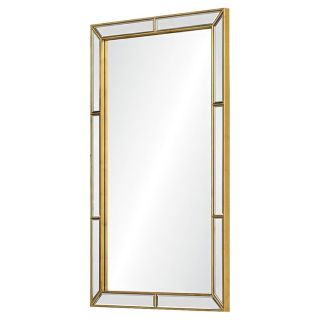 "Handcrafted Moroccan-Inspired Antiqued Gold Iron Mirror"