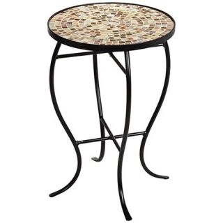 Moroccan Ivory Tan Mosaic Table 107 - Handcrafted Radiant Charm