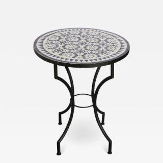 Handmade Moroccan Mosaic Table 117 - Handcrafted Round Table