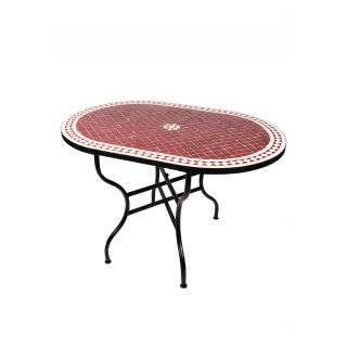 Mosaic Tile Table - Moroccan Handcrafted Charm