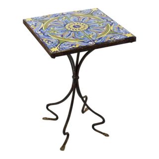 Moroccan Mosaic Table - Handcrafted Clay and Ceramic Masterpiece