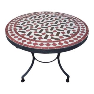 Handcrafted Moroccan Mosaic Table - Customizable Size