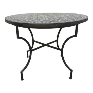 Moroccan Mosaic Table - Handmade Indoor/Outdoor Decor