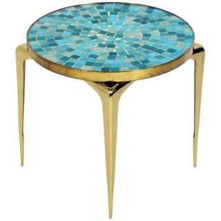 Exotic Moroccan Mosaic Table Hand-Crafted for Elegant Home Decor