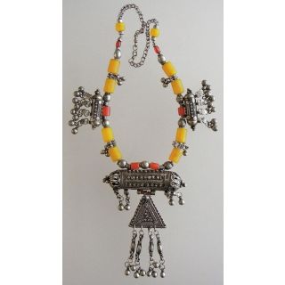 Moroccan Tuareg Berber Handcrafted Geometric Necklace