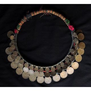 Tuareg Berber Geometric Necklace - Handcrafted Moroccan Design