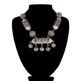 Handmade Moroccan Tuareg Berber Necklace - Ethnic Charm & Elegance