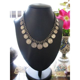 Moroccan Tuareg Berber Geometric Necklace - Handmade Masterpiece