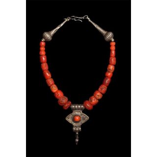 Authentic Tuareg Berber Necklace | Geometric Moroccan Jewelry