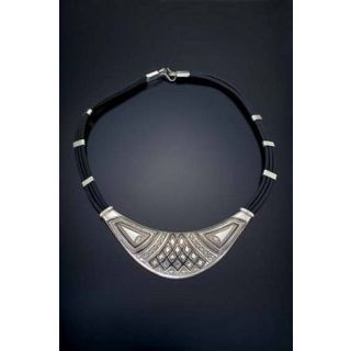 Moroccan Tuareg Berber Geometric Necklace - Handcrafted Ethnic Jewelry