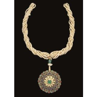 Tuareg Berber Geometric Necklace - Handcrafted Moroccan Jewelry