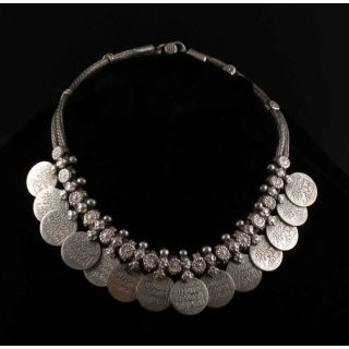 Moroccan Tuareg Berber Geometric Necklace | Handcrafted Ethnic Jewelry