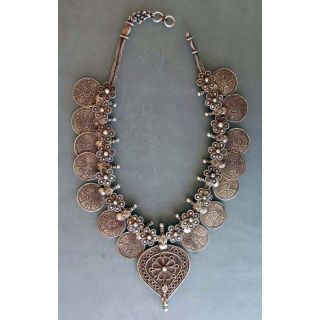 Moroccan Tuareg Berber Necklace - Handcrafted Geometric Design