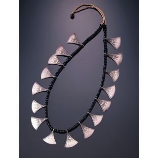 Moroccan Tuareg Berber Necklace - Handmade Geometrical Design