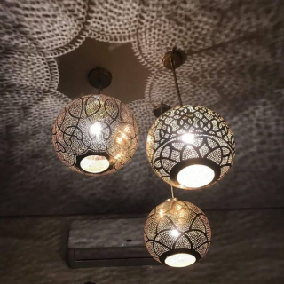 Moroccan Handcrafted Pendant Lamps - Vintage Elegance for Indoors & Outdoors